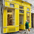 The Yellow Boutique at 27 rue des Rosiers is a patisserie and delicatessen